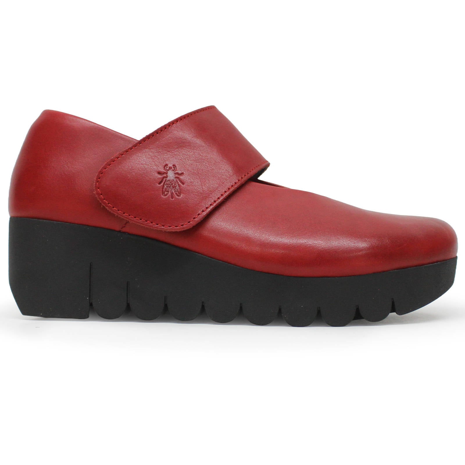 Fly London VARI188FLY Burn Leather Womens Shoes#color_red