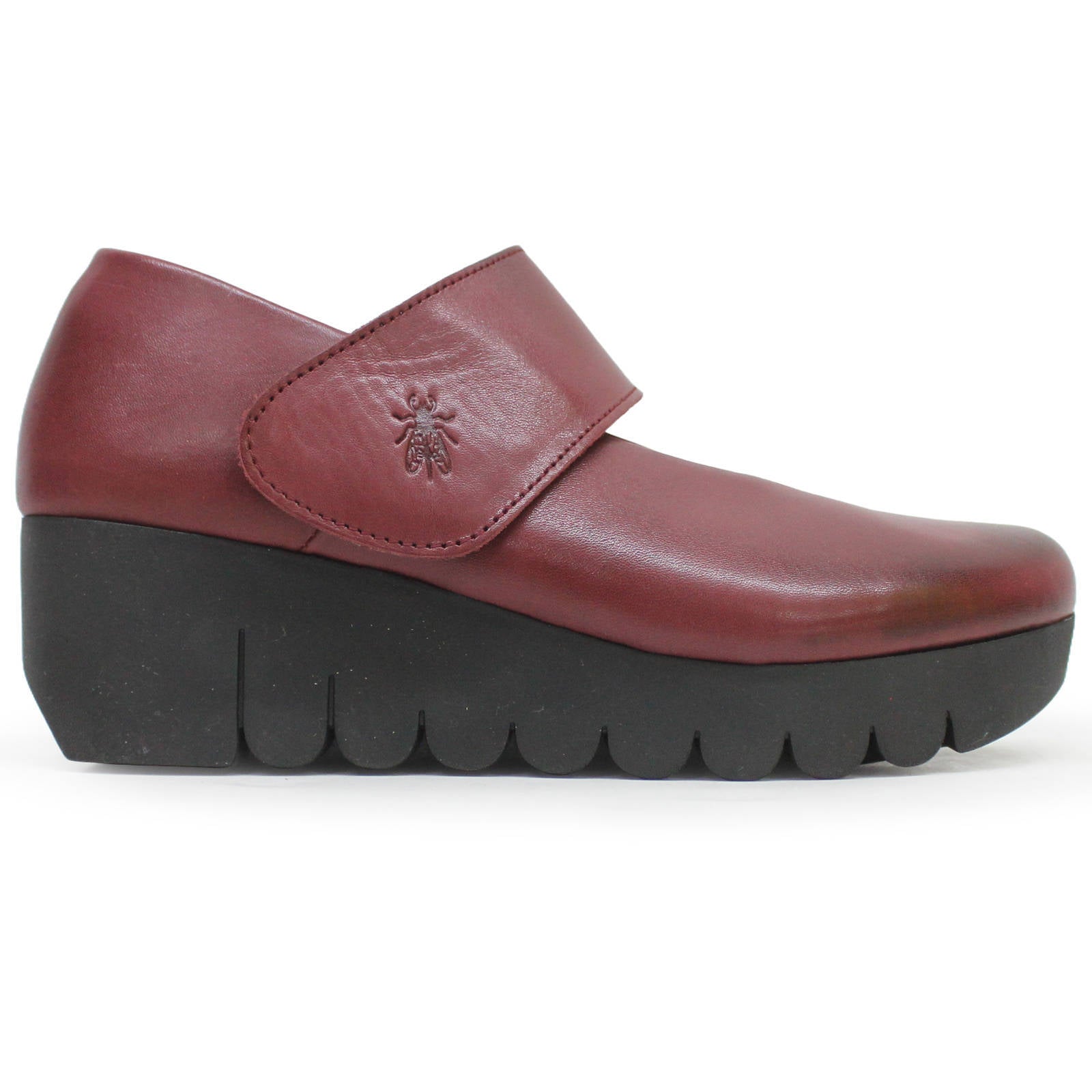 Fly London VARI188FLY Burn Leather Womens Shoes#color_burgundy