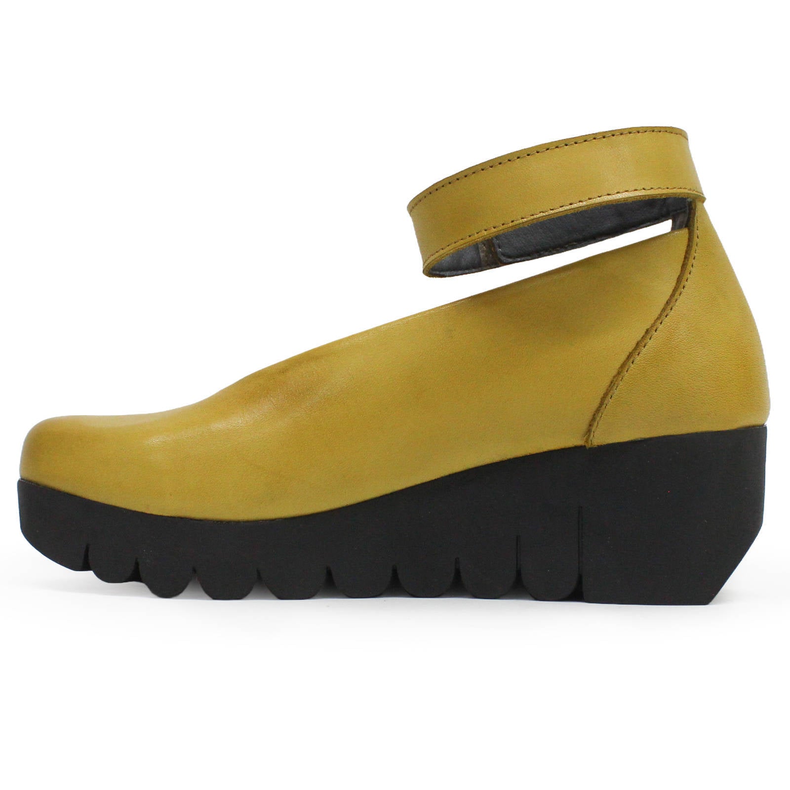 Fly London VILY161FLY Burn Leather Womens Shoes#color_mustard