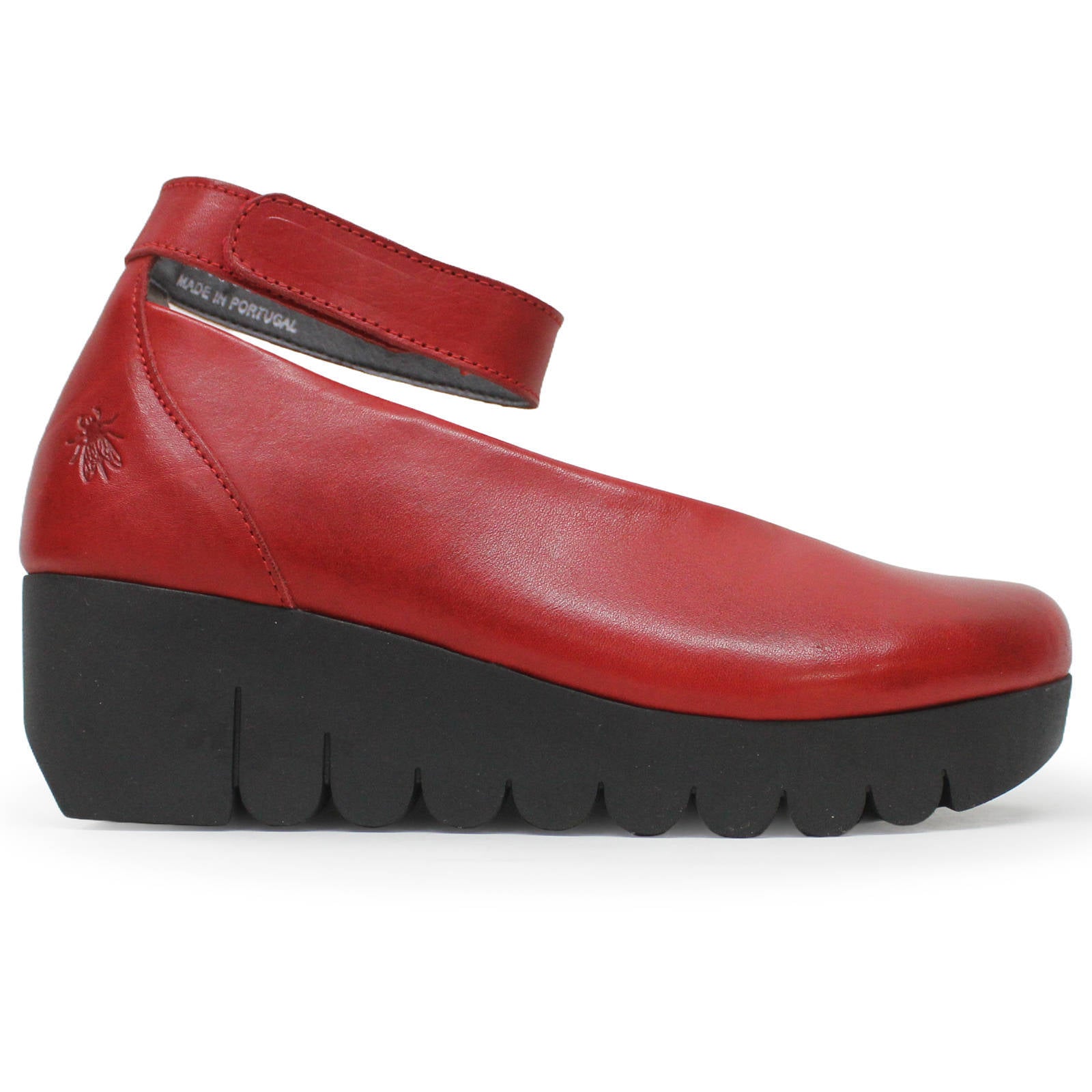 Fly London VILY161FLY Burn Leather Womens Shoes#color_red