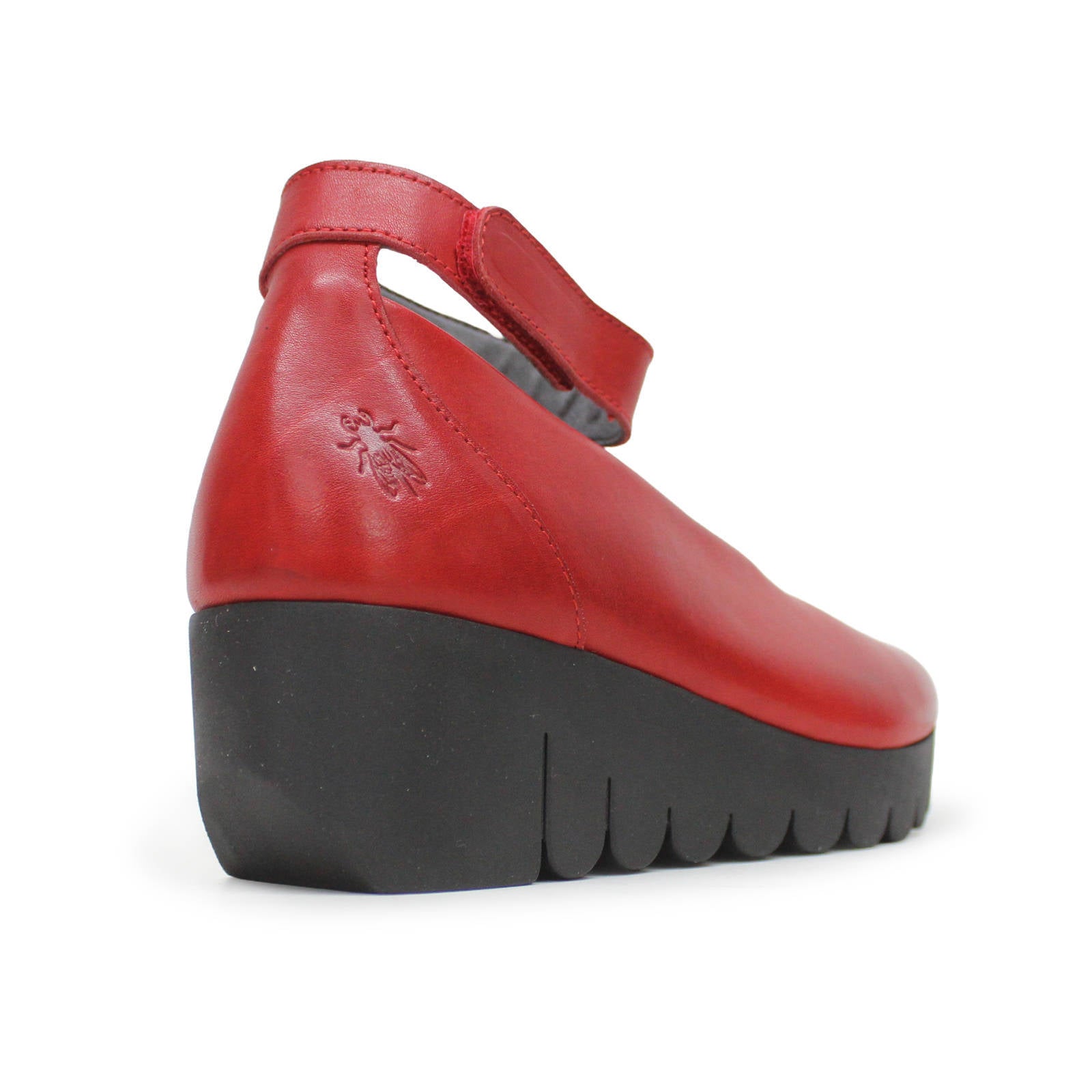 Fly London VILY161FLY Burn Leather Womens Shoes#color_red