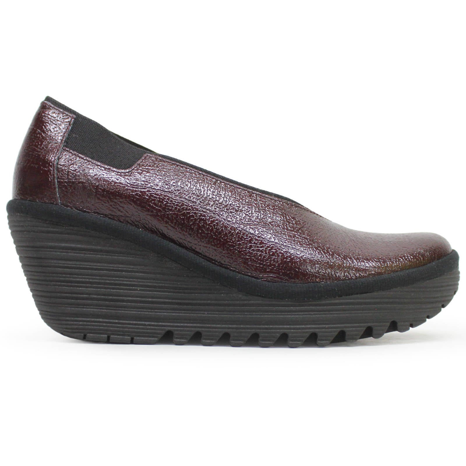 Fly London YOZA438FLY Rock Leather Womens Shoes#color_burgundy