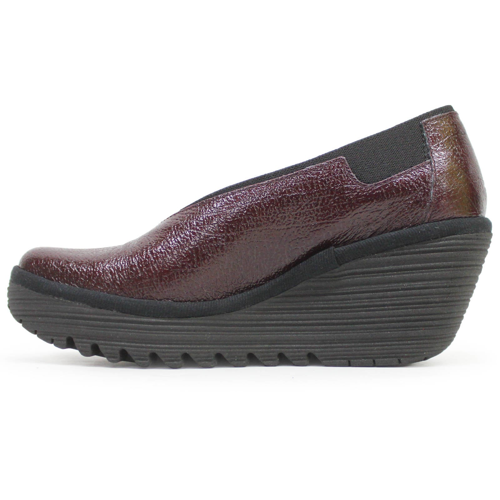 Fly London YOZA438FLY Rock Leather Womens Shoes#color_burgundy