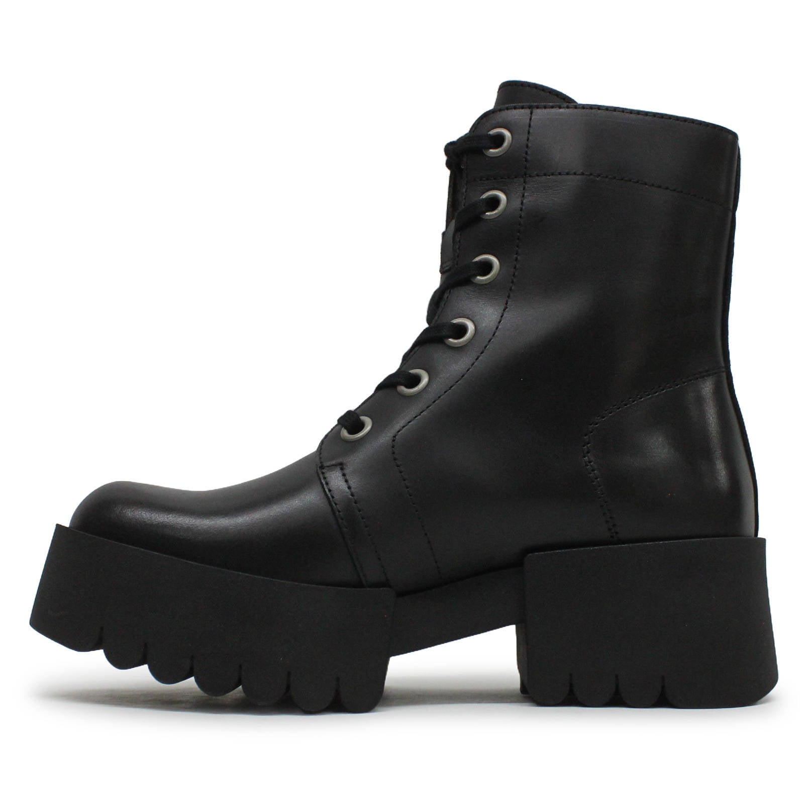 Fly London ELVU140FLY Rug Leather Womens Boots#color_black