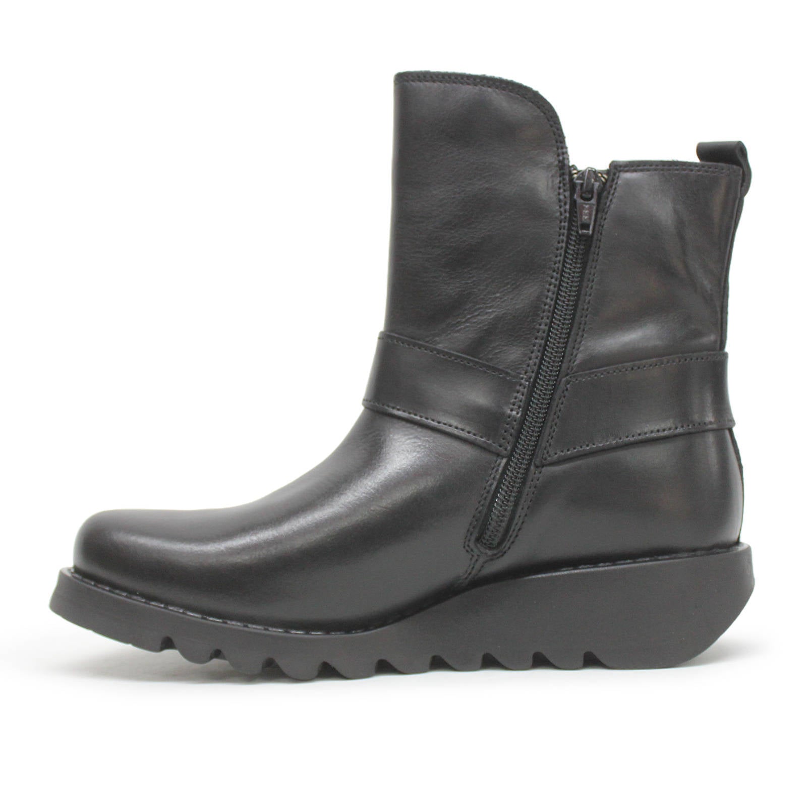 Fly London SOCH136FLY Rug Leather Womens Boots#color_black