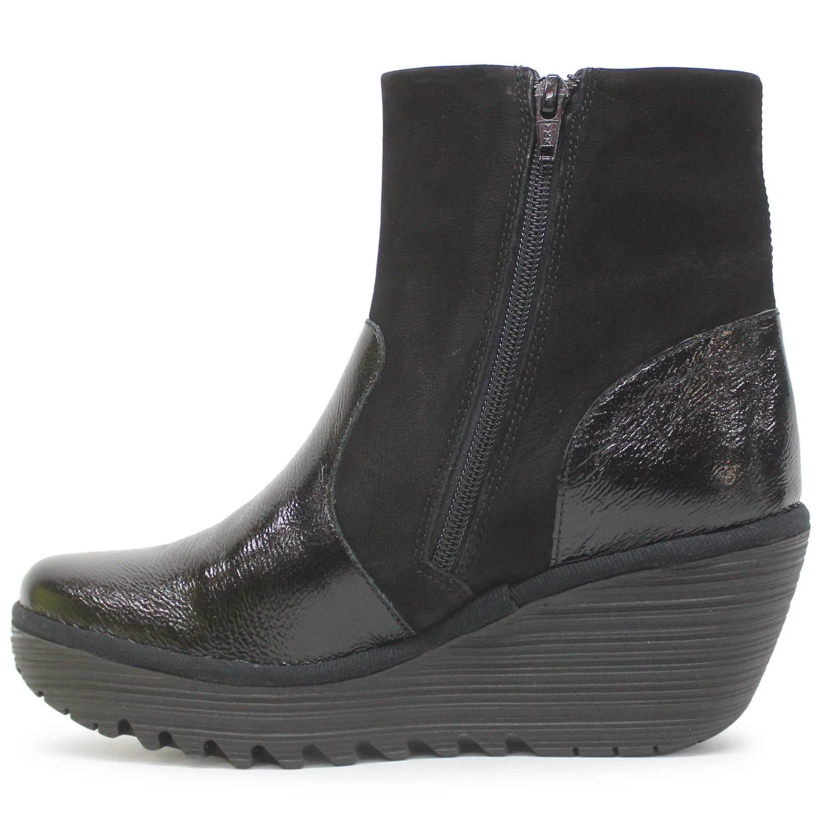 Fly London YUXI506FLY Nappa Cupido Leather Womens Boots#color_black black