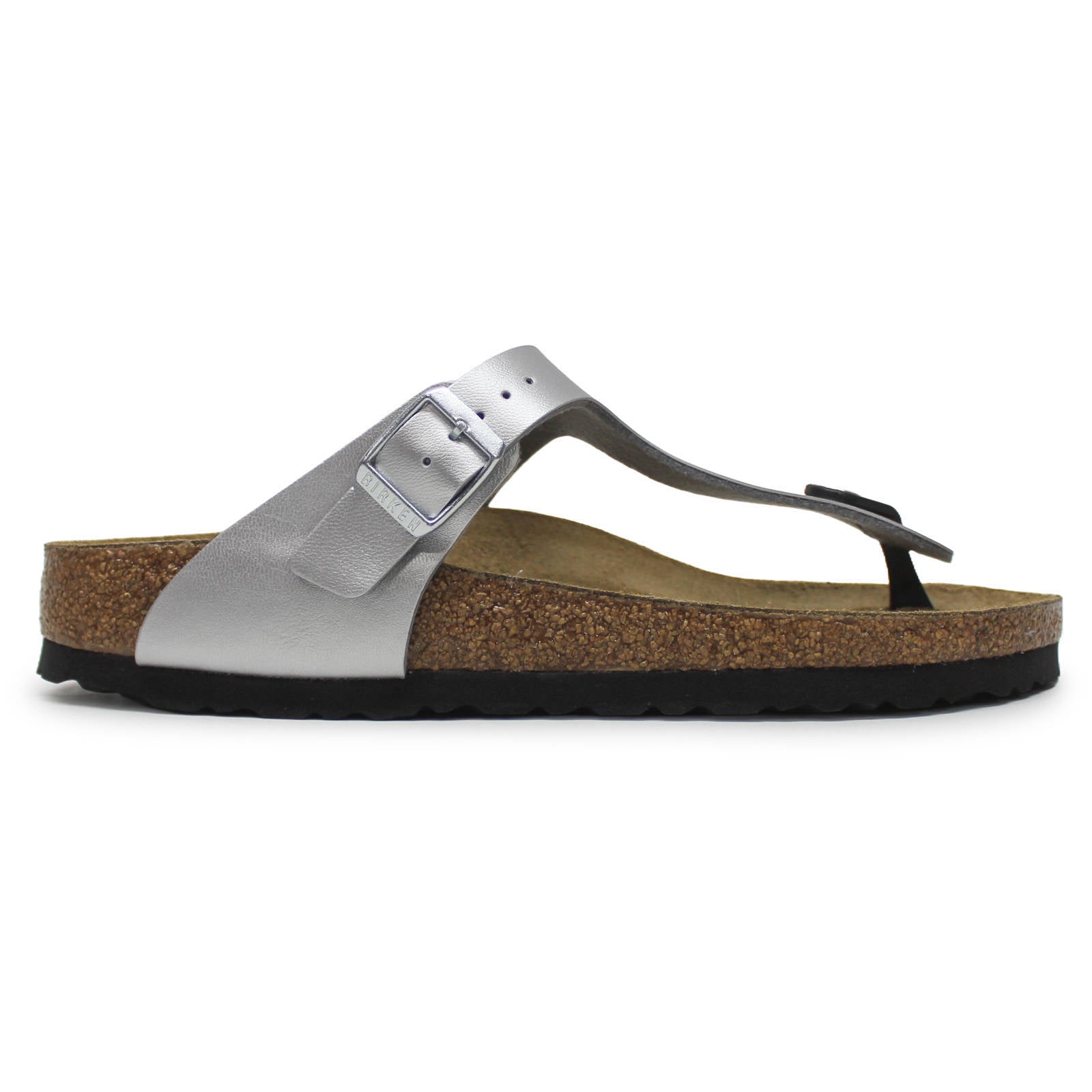 Birkenstock Gizeh Birko-Flor Unisex Sandals#color_silver