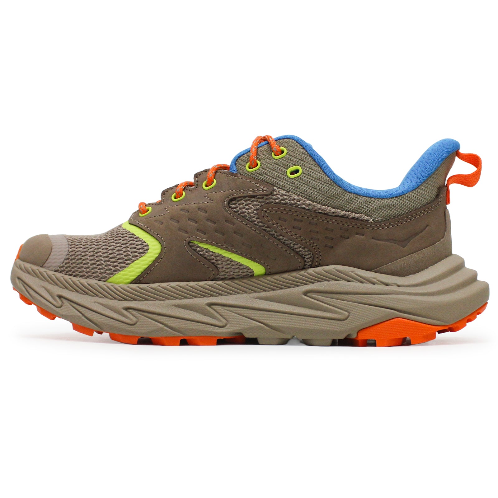 Hoka Anacapa 2 Low GTX Nubuck Textile Kids Trainers#color_dune vibrant orange