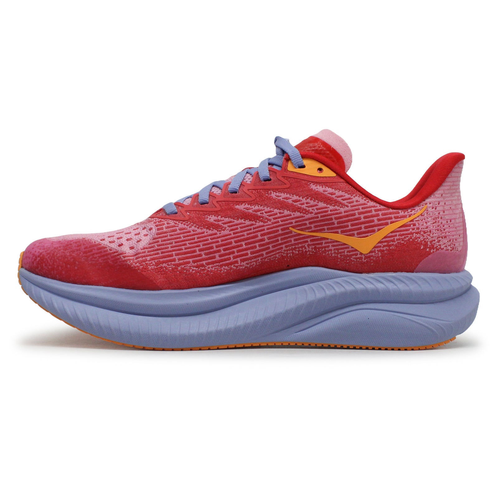 Hoka Mach 6 Textile Synthetic Kids Trainers#color_peony cerise