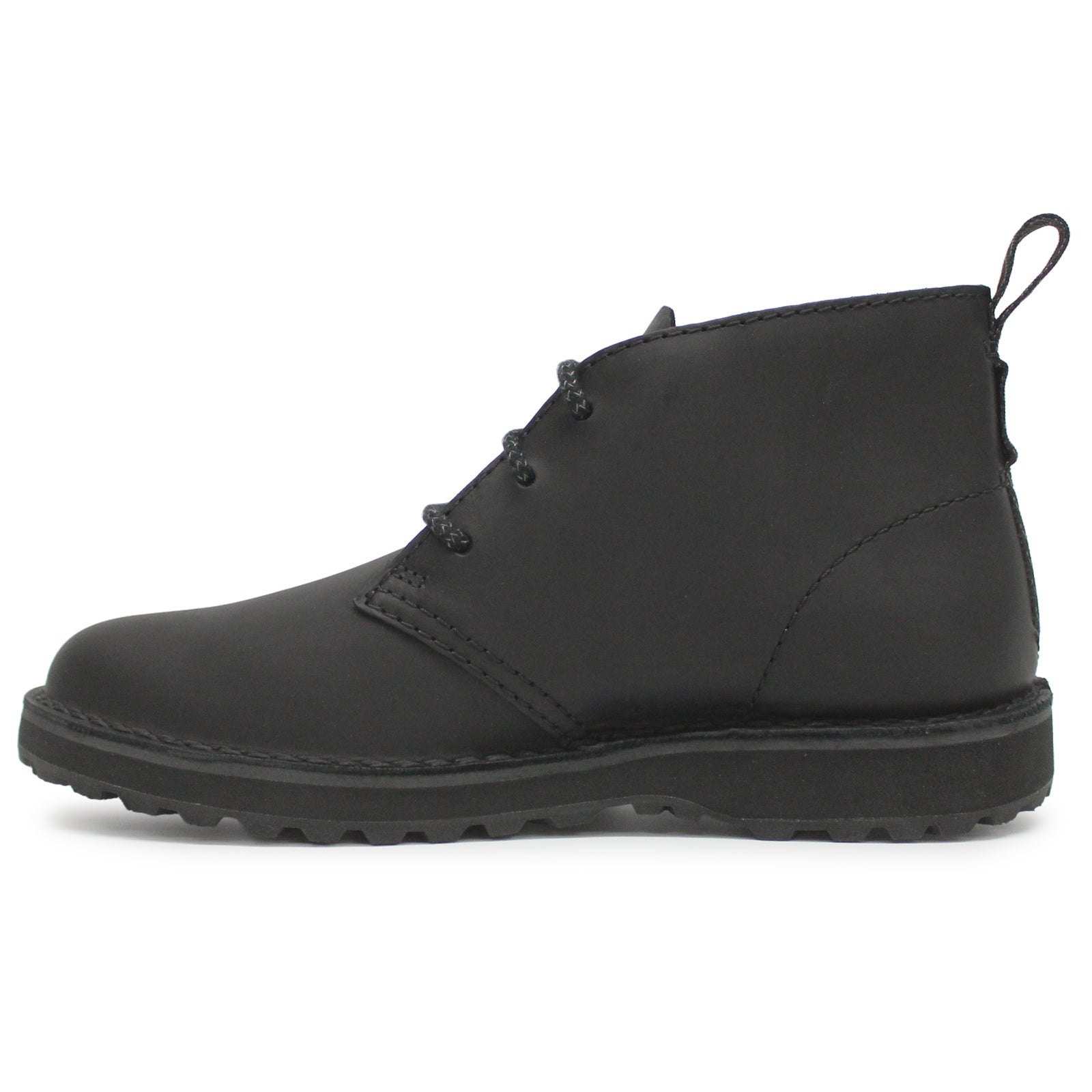 Clarks Solsbury DB Leather Mens Boots#color_black