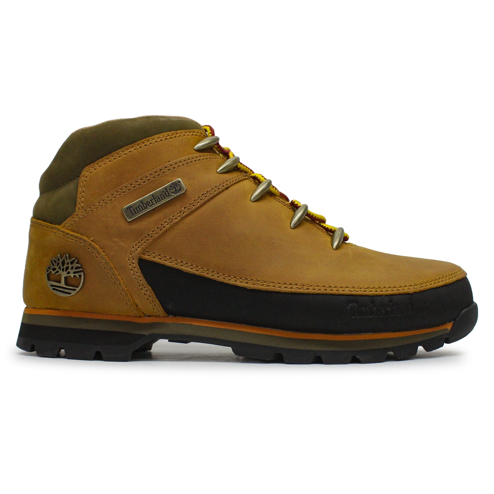 Timberland Euro Sprint Mid Full Grain Leather Mens Boots#color_wheat