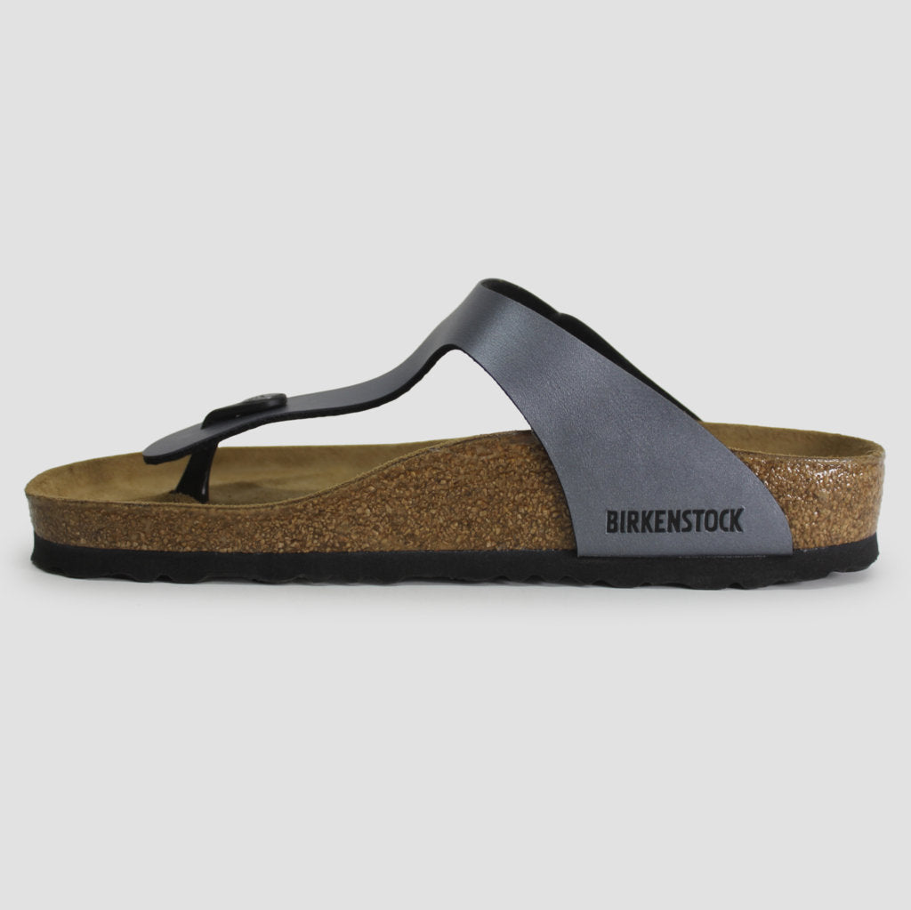 Birkenstock Gizeh BS 0843801 Unisex Birko-Flor Sandal Onyx - UK 5.5