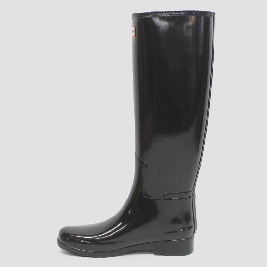 Hunter Original Refined Gloss WFT1071RGL Rubber Womens Boots Black - UK 3