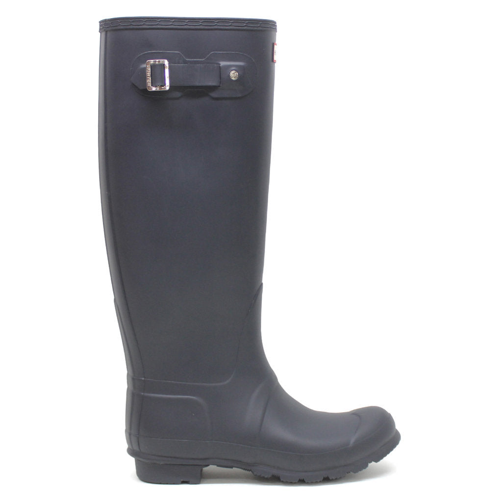 Hunter Original Tall Wide WFT2039RMA-NVY Rubber Womens Boots - UK 6