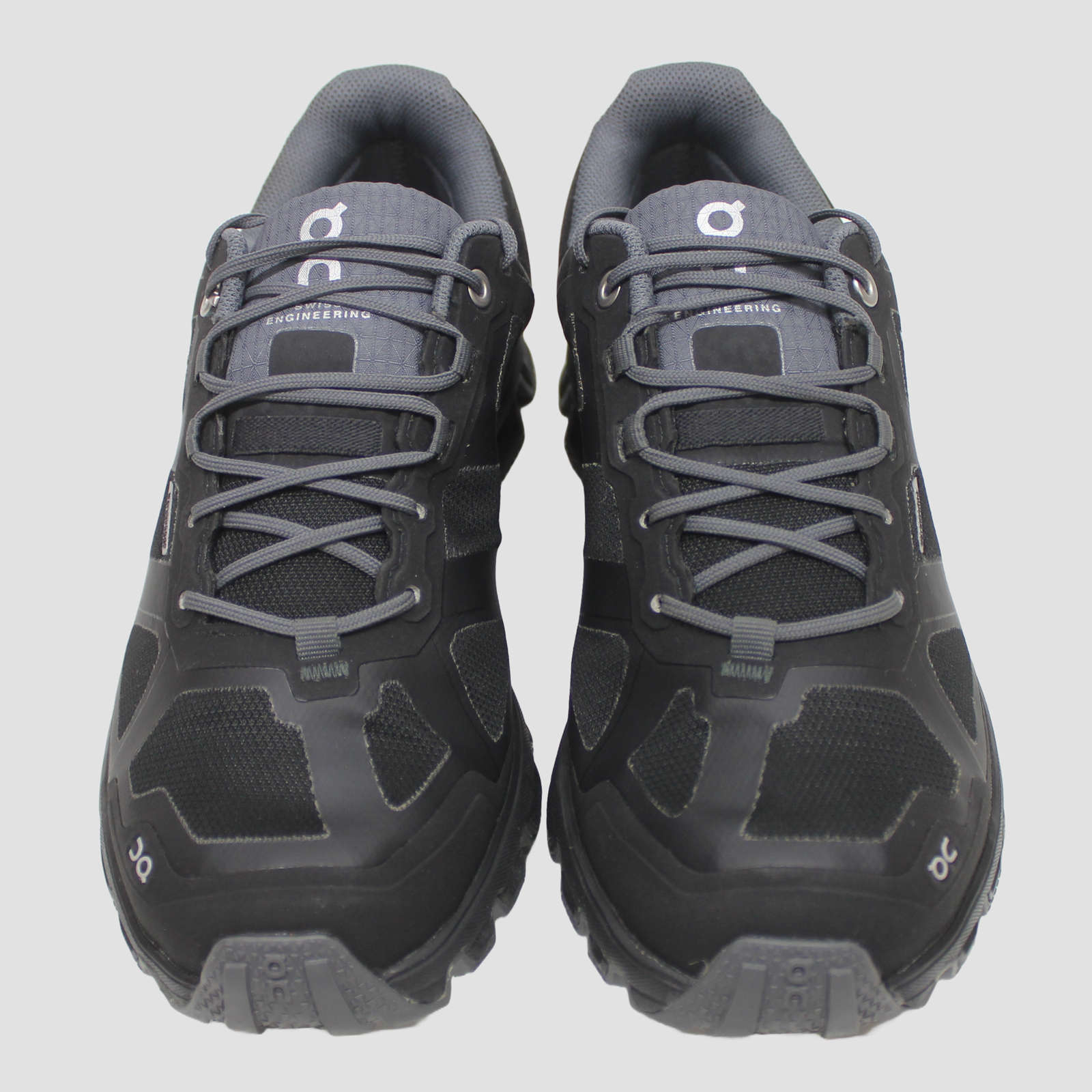 On Running Cloudventure Black Graphite Waterproof Textile Womens Trainers - UK 5