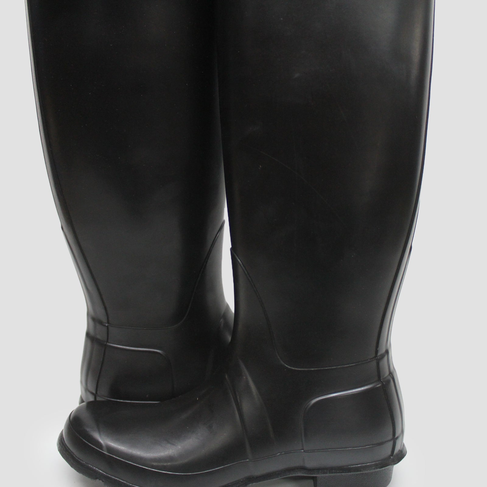 Hunter Original Tall Gloss WFT1000RGL BLK Womens Boots Black - 6 UK - 8 US - 39 EU#color_black