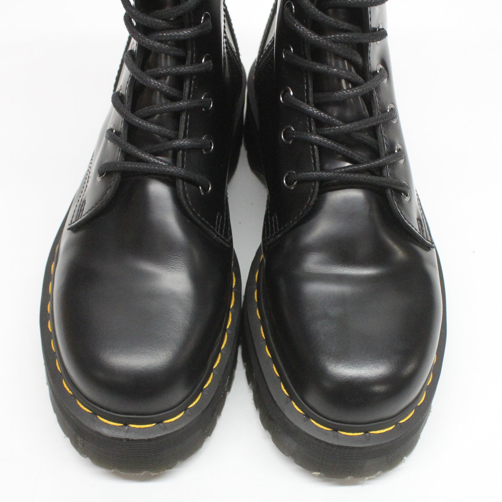 Dr. Martens Jadon 15265001 Smooth Leather Unisex Boots - Black - 6.5#color_black