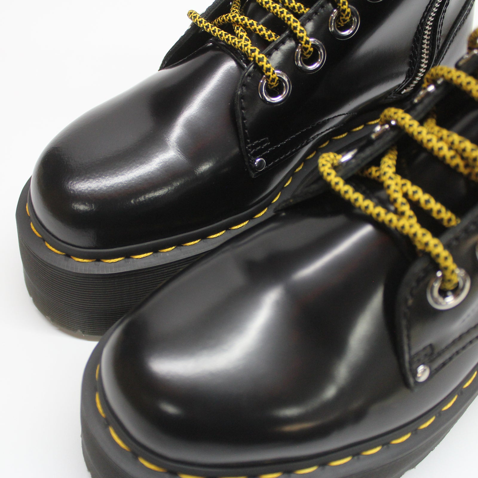 Dr. Martens Jadon Max 25566001 Buttero Leather Womens Boots - Black - 6.5#color_black