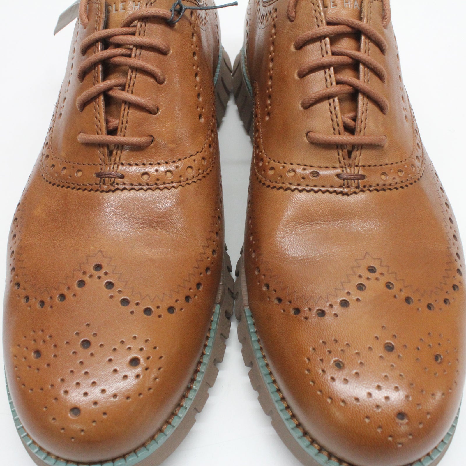 Cole Haan Zerogrand Remastered Wingtip C39613 Leather Mens Shoes - Acorn Irish Coffee - 43#color_acorn irish coffee