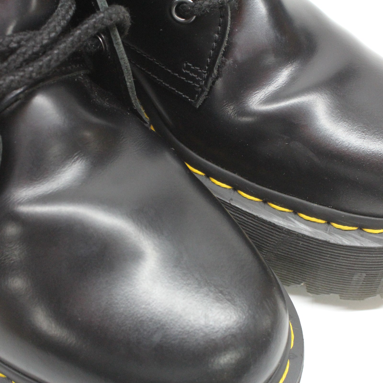 Dr. Martens Jadon 15265001 Smooth Leather Unisex Boots - Black - 7#color_black