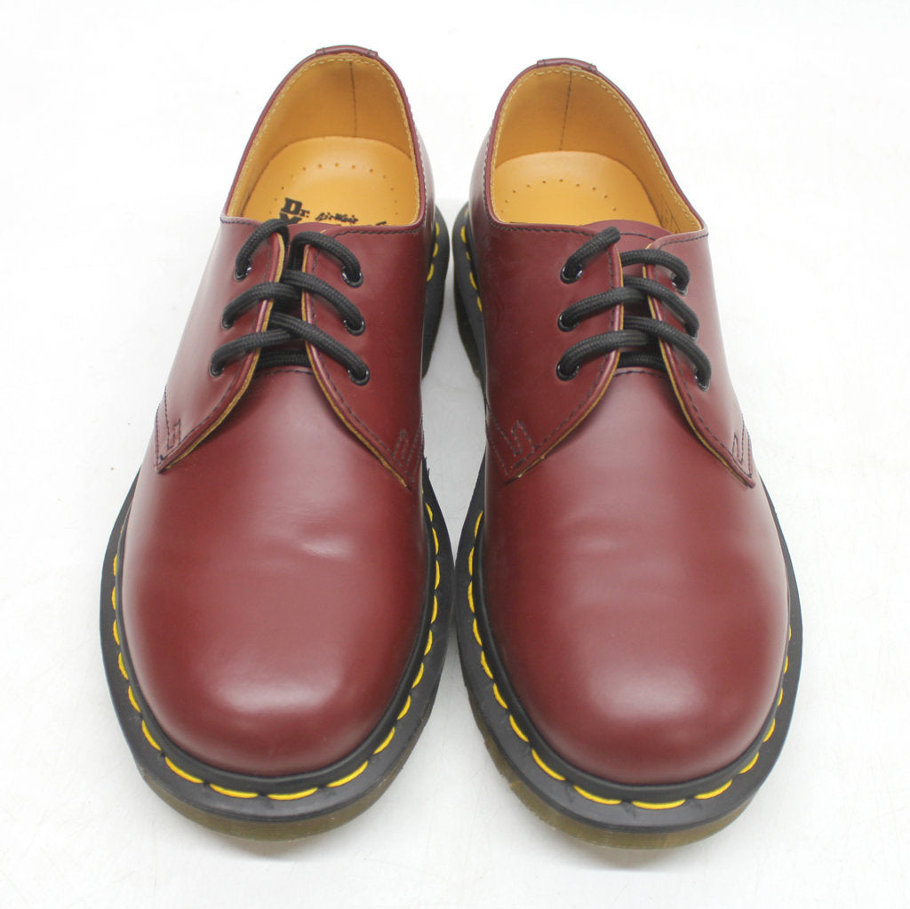 Dr Martens 1461 3-Eye Smooth Cherry Red Rouge Unisex Shoes - UK 5