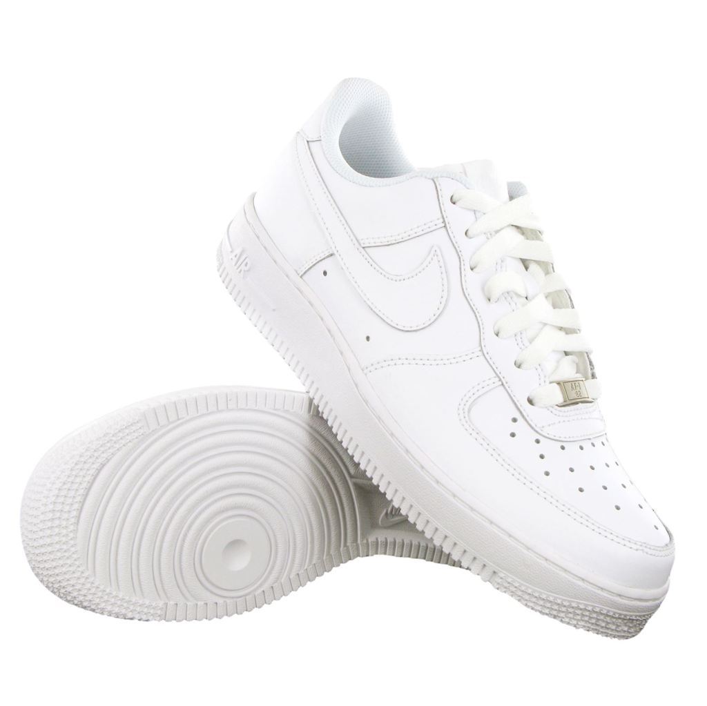 Nike Air Force 1 Low White Youths Trainers - UK 3.5