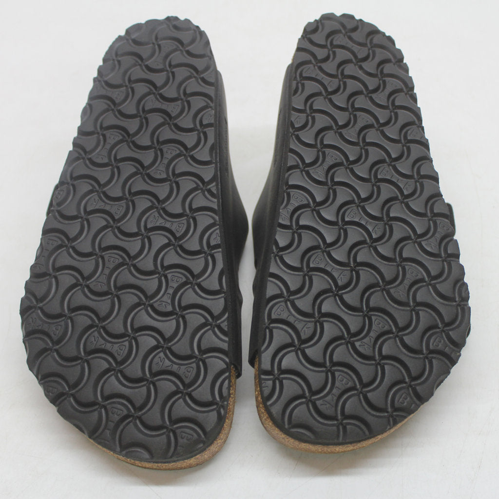Birkenstock Arizona Black Synthetic Mens Buckle Sandals - UK 7