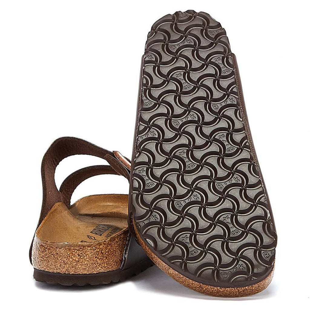 Birkenstock Arizona Dark Brown Synthetic Womens Sandals - UK 5