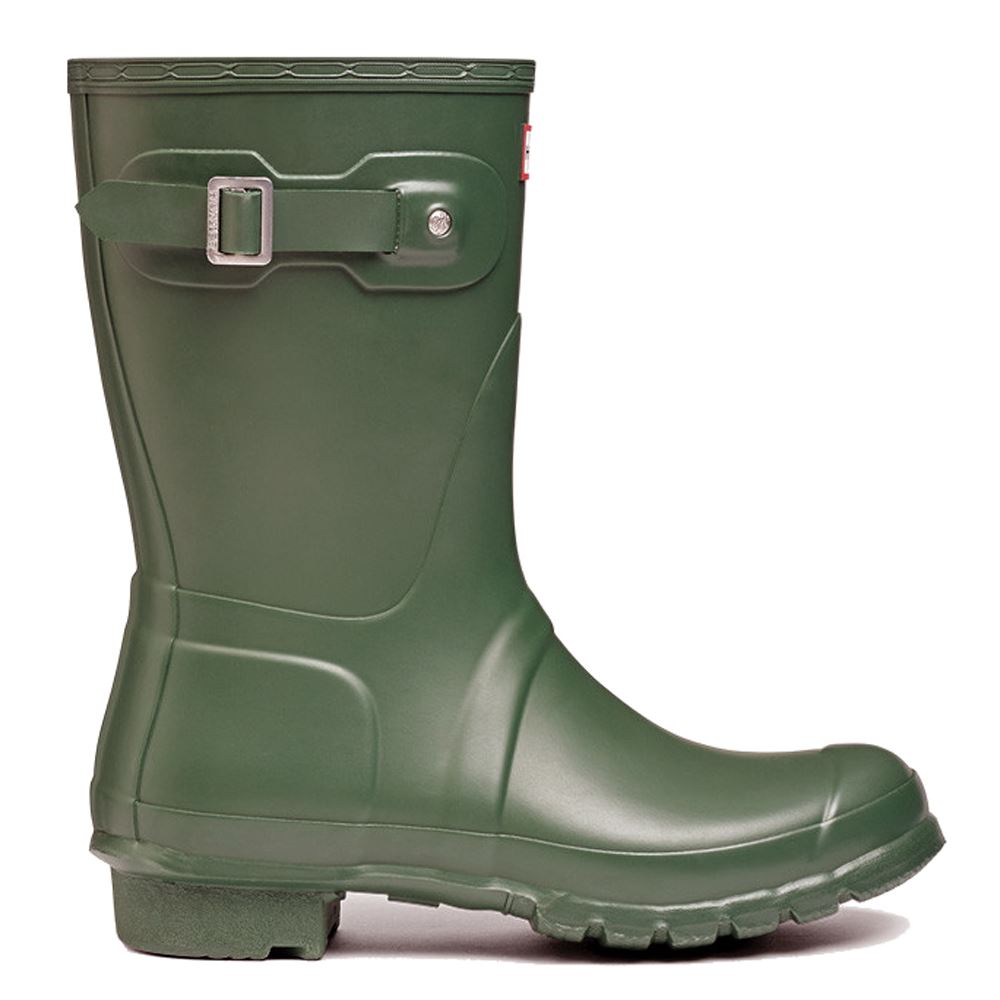 Hunter Original Short Green Womens Boot - UK 5