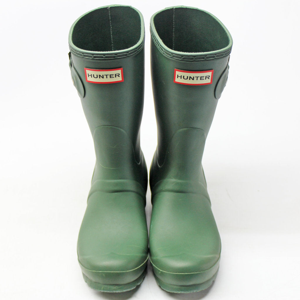 Hunter Original Short Green Womens Boots - UK 3