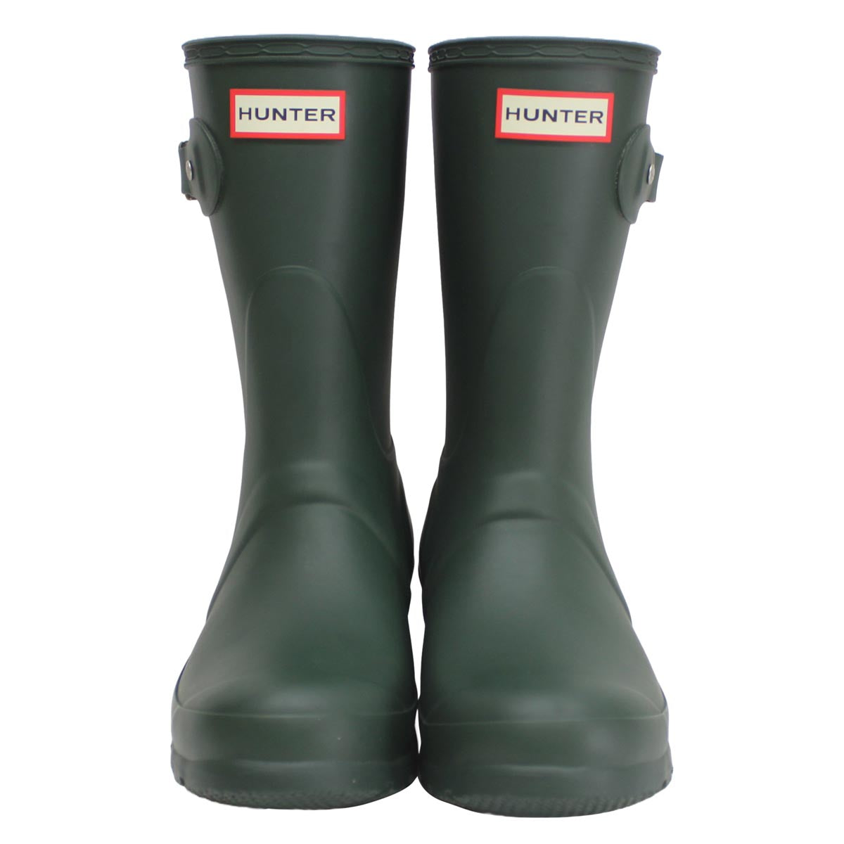 Hunter Original Short Green Womens Boots - UK 4