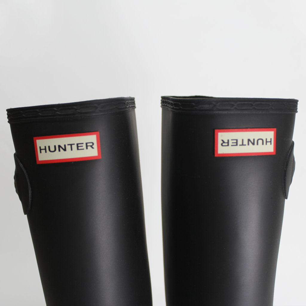 Hunter Original Tall Black Womens Wellies Rainboots - UK 7