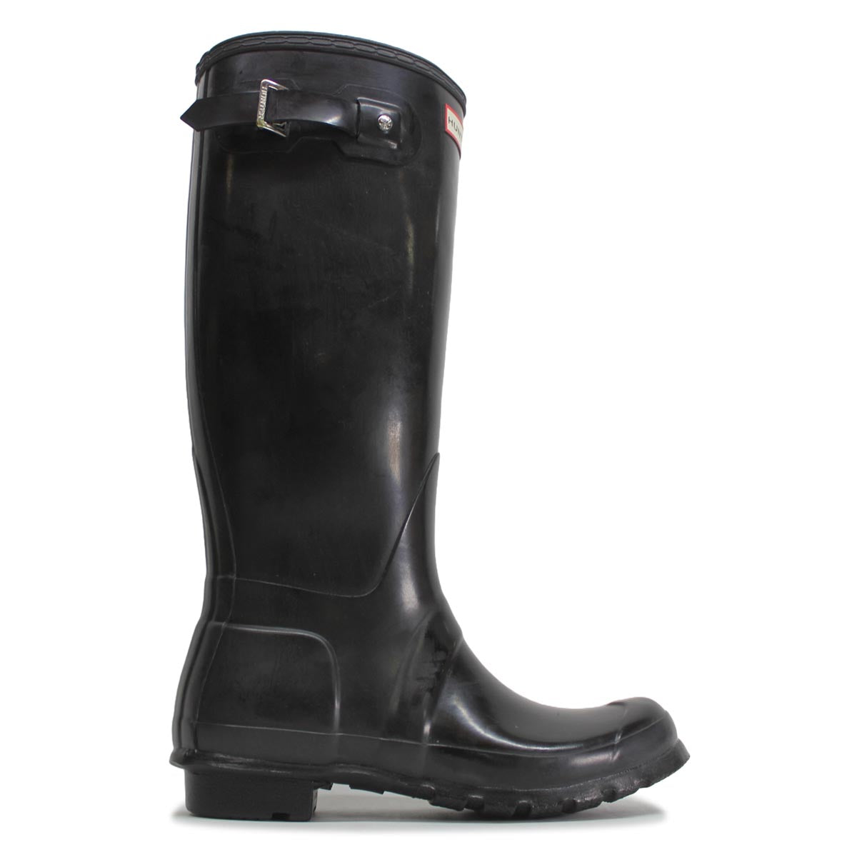 Hunter Original Tall Gloss Black Wellies Womens Rainboots - UK 5