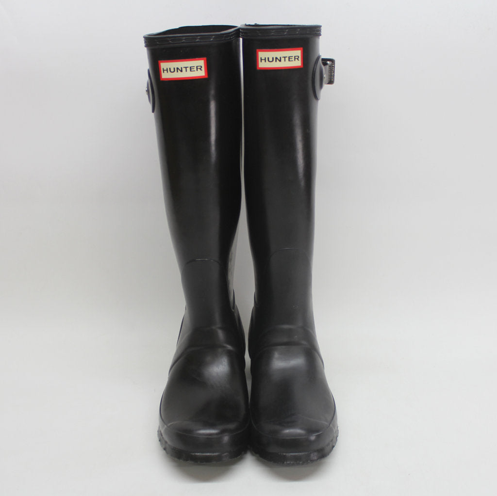 Hunter Original Tall Gloss Black Wellies Womens Rainboots - UK 5