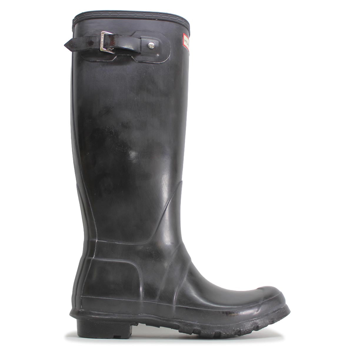 Hunter Original Tall Gloss Black Wellies Womens Rainboots - UK 5