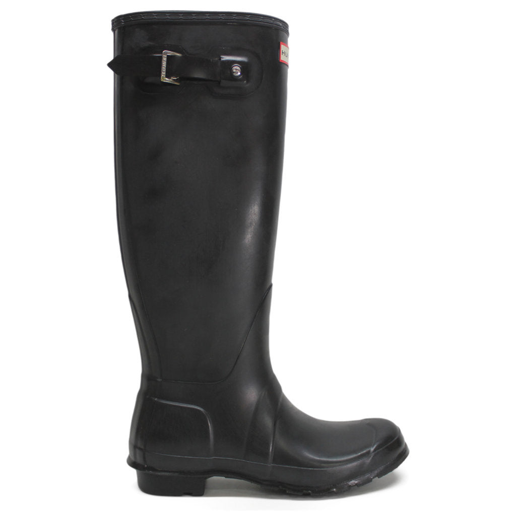 Hunter Original Tall Gloss Black Wellies Womens Rainboots - UK 5