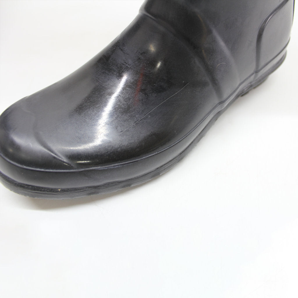 Hunter Original Tall Gloss Black Wellies Womens Rainboots - UK 6