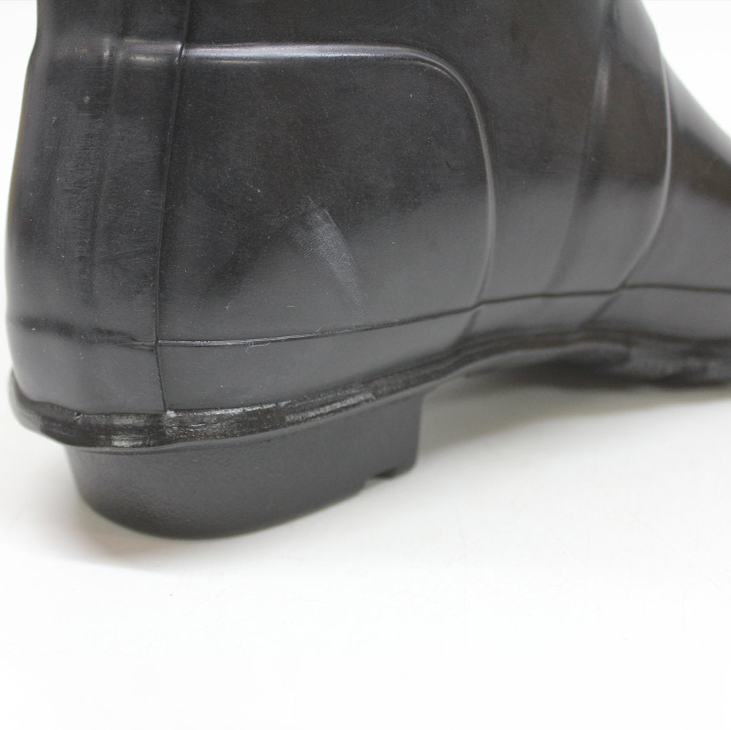 Hunter Original Tall Gloss Black Wellies Womens Rainboots - UK 8