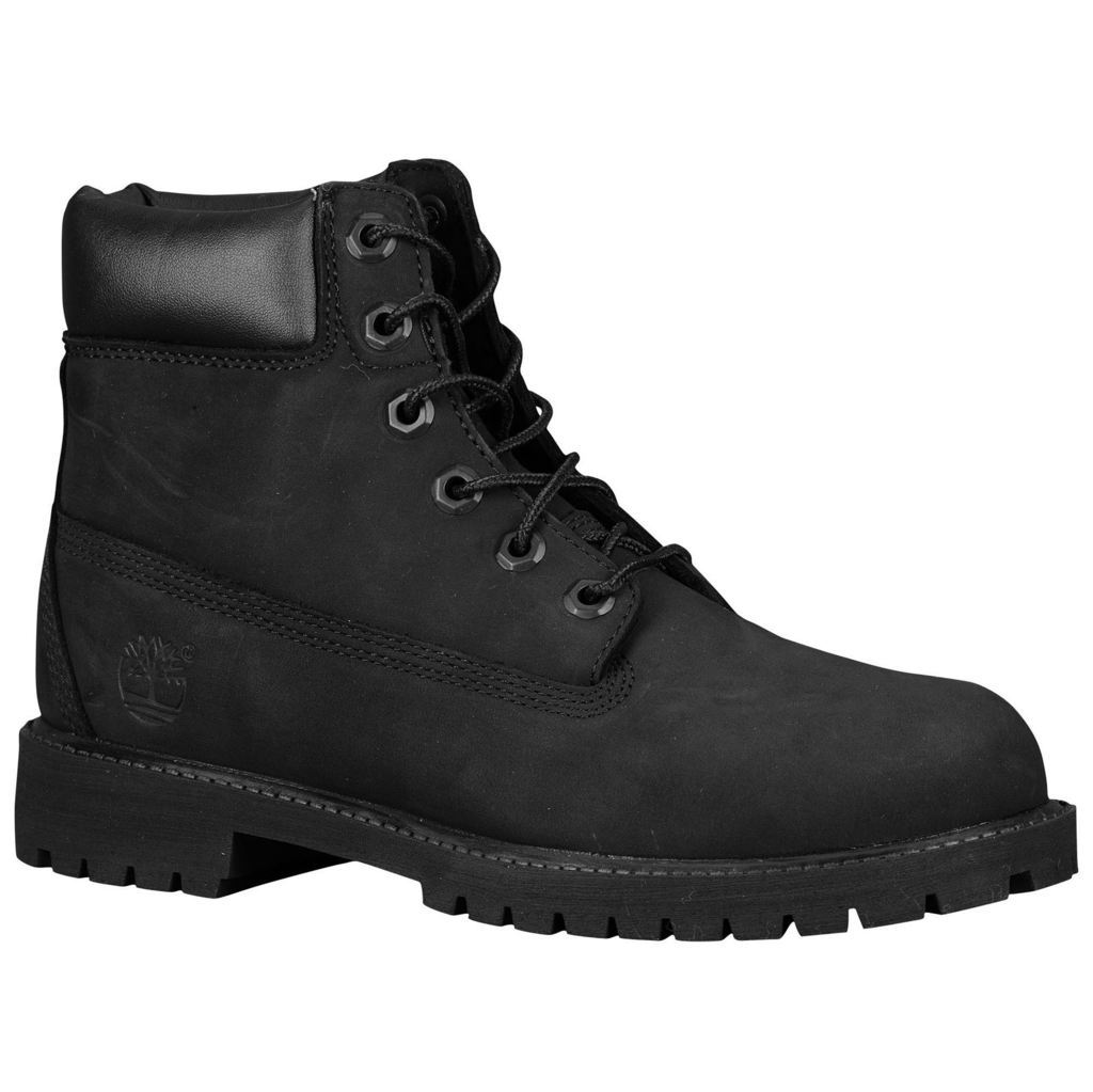 Timberland AF 6 Inch Premium Black Girls Boys Kids Boots - UK 6