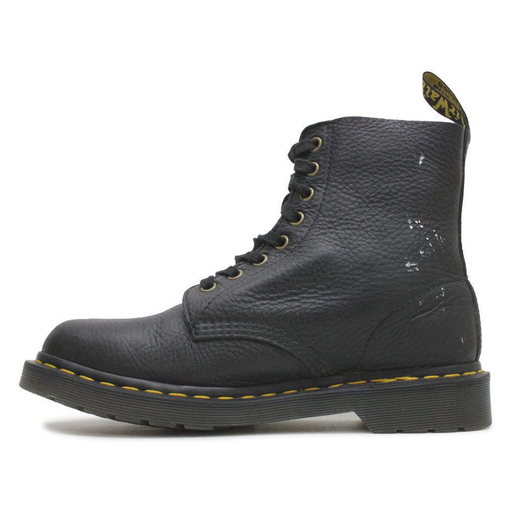 Dr. Martens 1460 8 Eyelet Mono Smooth Black Unisex Boots - UK 7