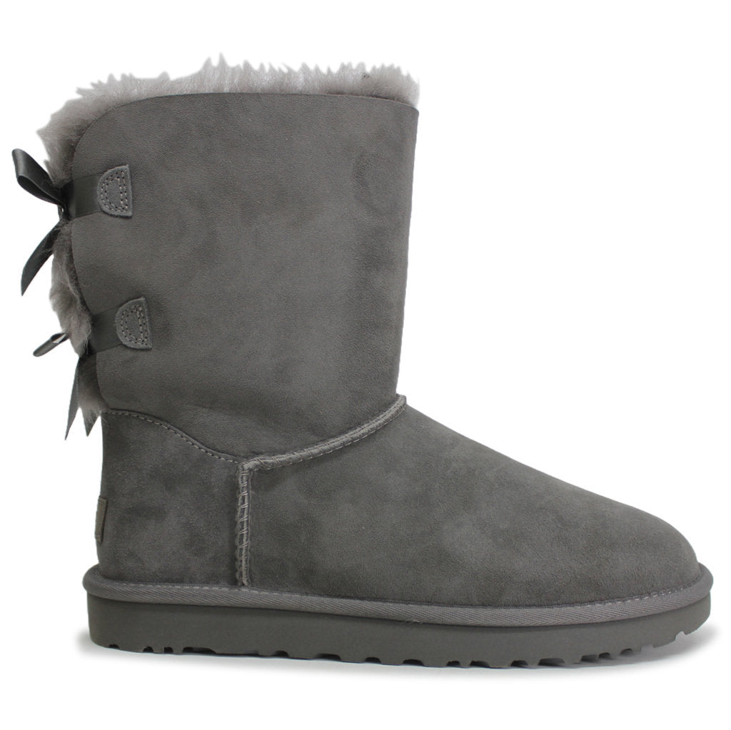 Ugg Bailey Bow II Grey Womens Boots - UK 7