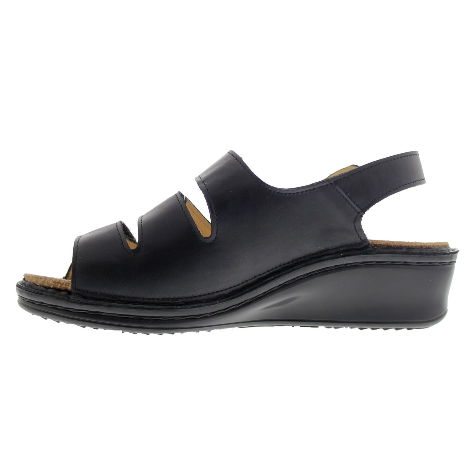 Finn Comfort 2664 Samoa Nappaseda Black Womens Sandals - UK 6