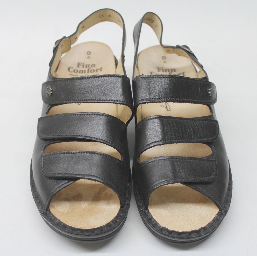 Finn Comfort 2664 Samoa Nappaseda Black Womens Sandals - UK 6