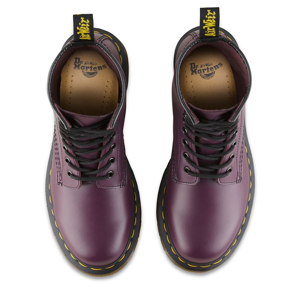 Dr. Martens 1460 8 Eyelet Smooth Purple Womens Boots - UK 6