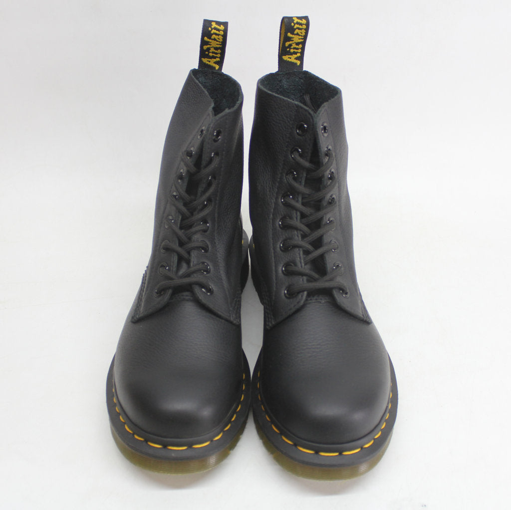 Dr.Martens Pascal 8 Eyelet Virginia Black Womens Boots - UK 6.5