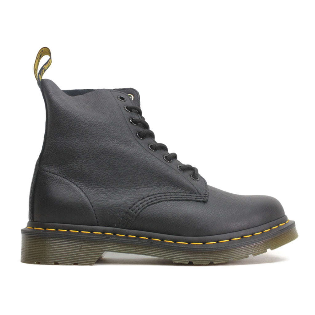 Dr.Martens Pascal 8 Eyelet Virginia Black Womens Boots - UK 6.5