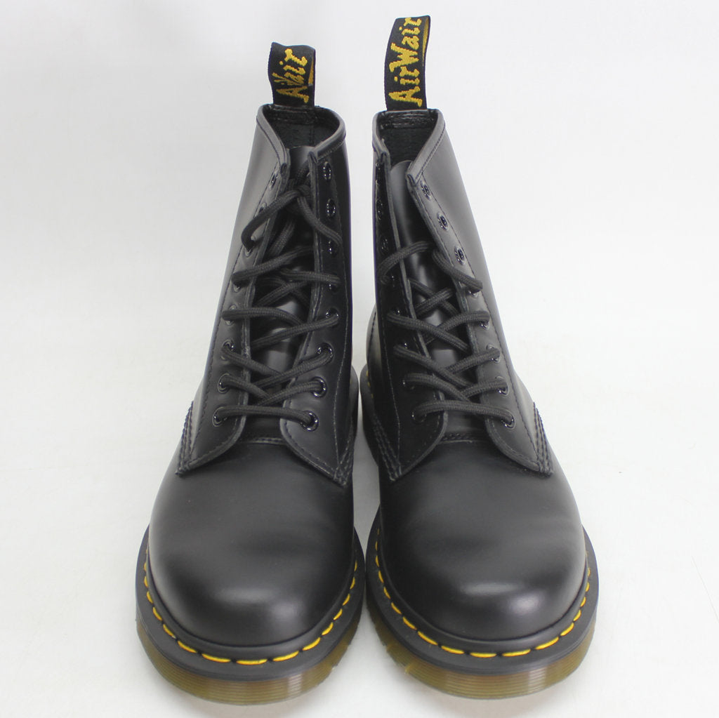 Dr. Martens 1460 8 Eyelet Smooth Black Leather Unisex Boots - UK 6