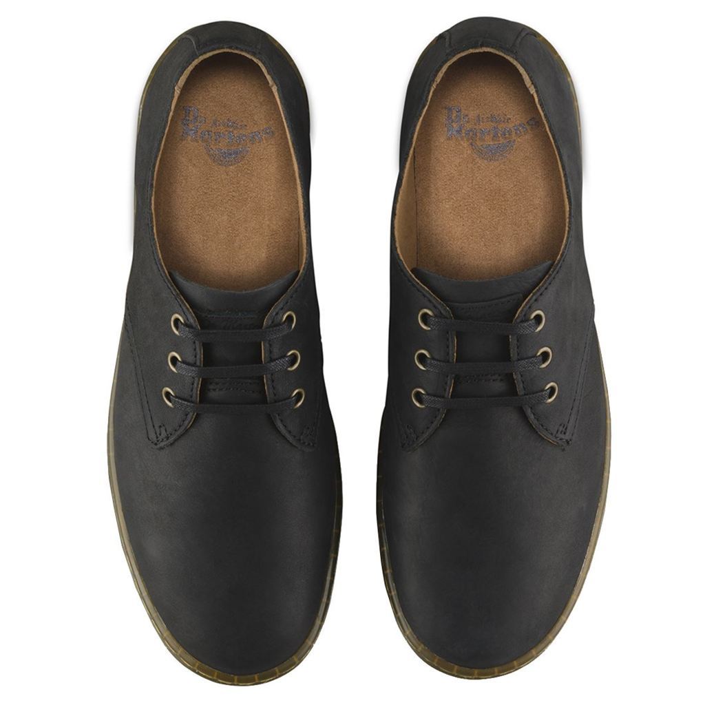 Dr. Martens Coronado 3 Eyelet Black Mens Shoes - UK 7