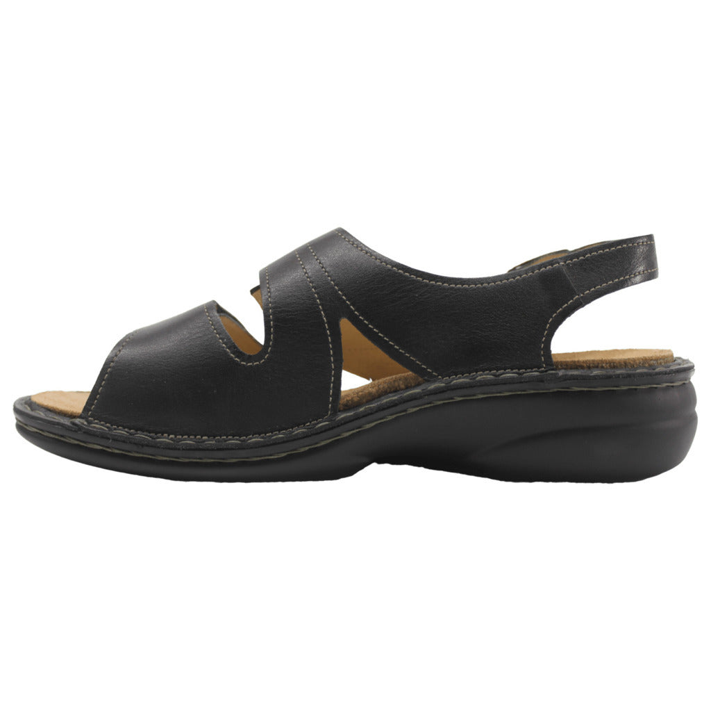 Finn Comfort 2560 Milos Nappaseda Black Womens Sandals - UK 6