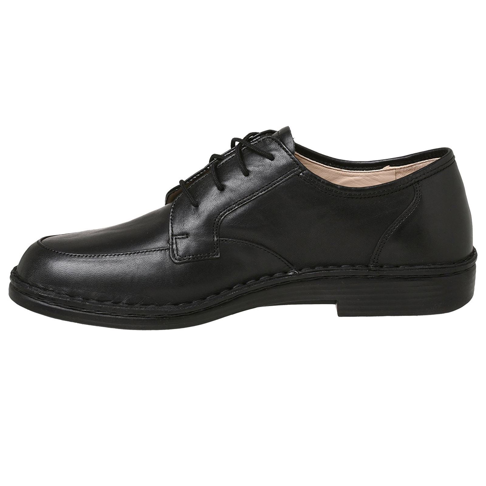 Finn Comfort Mens Hilversum Black Leather Shoes - UK 8